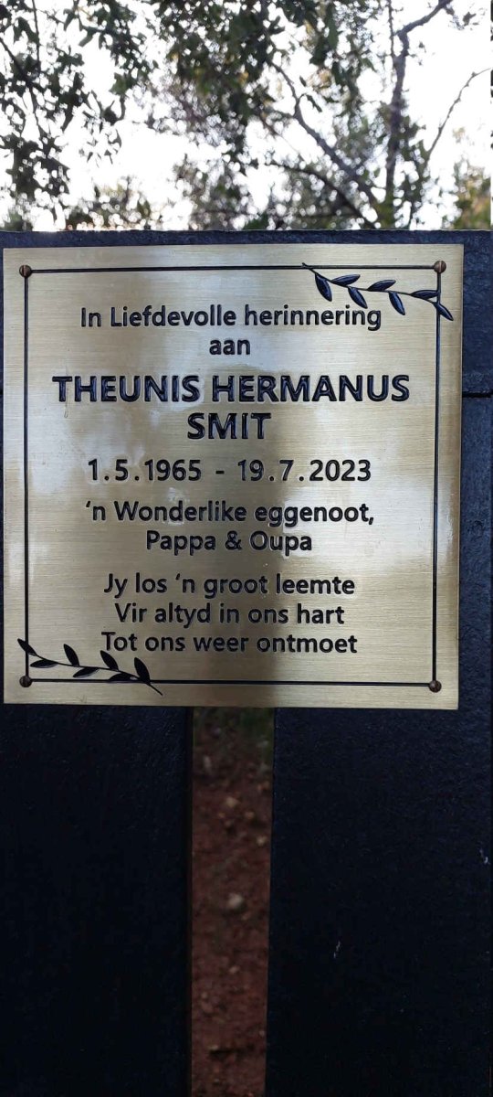 SMIT Theunis Hermanus 1965-2023