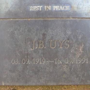 UYS J.B. 1919-1991