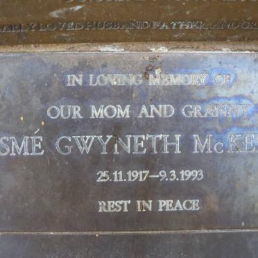 MCKENZIE Esme Gwyneth 1917-1993
