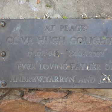 COLIGHTLY Clive Hugh 1948-2002
