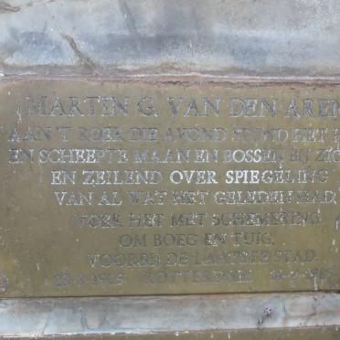 AREND Martin G., van den 1905-1985