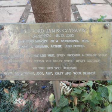 CATSAVIS Clifford James 1974-2002
