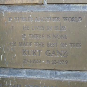 GANZ Kurt 1932-1979