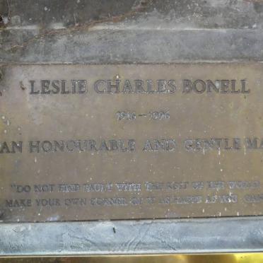 BONELL Leslie Charles 1916-1996