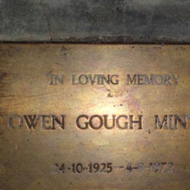 MINTER Owen Gough 1925-1972