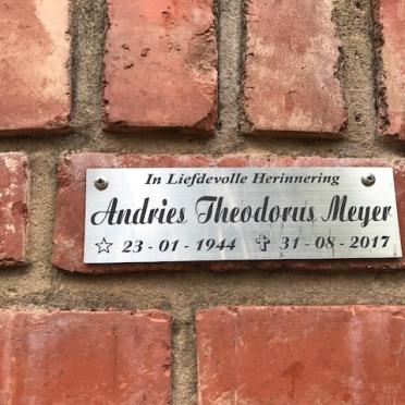 MEYER Andries Theodorus 1944-2017
