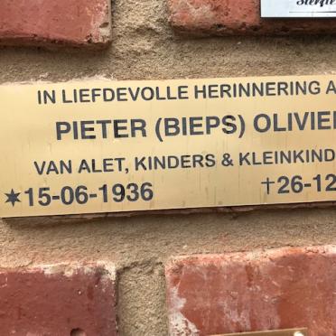 OLIVIER Pieter 1936-2017