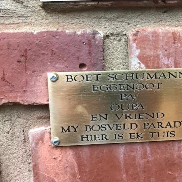 SCHUMANN Boet