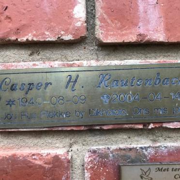 RAUTENBACH Casper H. 1940-2004
