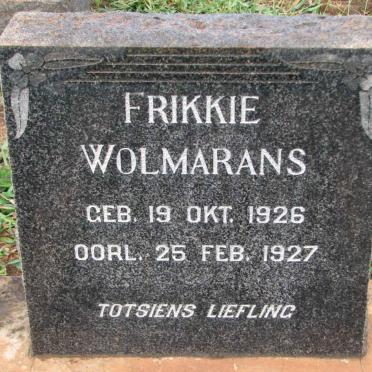 WOLMARANS Frikkie 1926-1927
