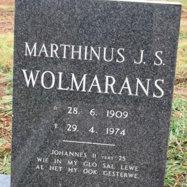WOLMARANS Marthinus J.S. 1909-1974