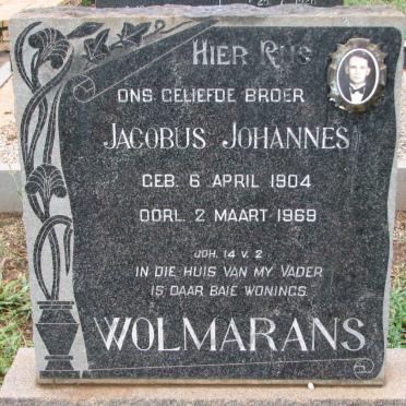 WOLMARANS Jacobus Johannes 1904-1969