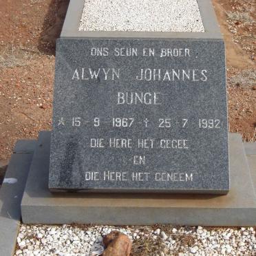 BUNGE Alwyn Johannes 1967-1992