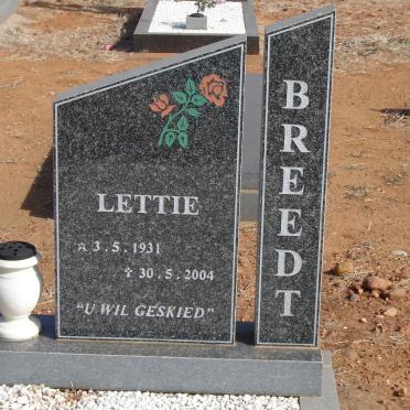 BREEDT Lettie 1931-2004
