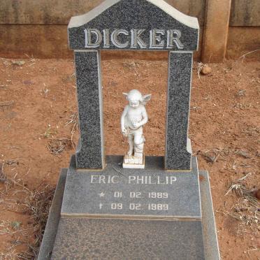 DICKER Eric Phillip 1989-1989