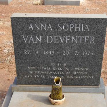 DEVENTER Anna Sophia, van 1995-1976