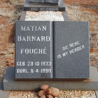 FOUCHE Matian Barnard 1933-1990