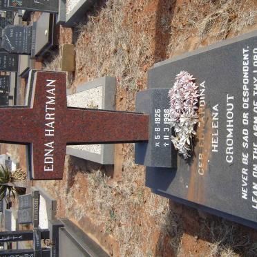 HARTMAN Edwardina nee CROMHOUT 1926-1998