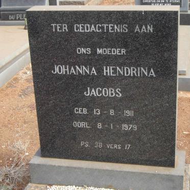 JACOBS Johanna Hendrina 1911-1979