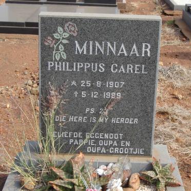 MINNAAR Philippus Carel 1907-1989