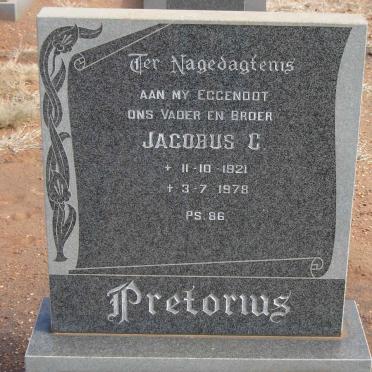 PRETORIUS Jacobus C. 1921-1978