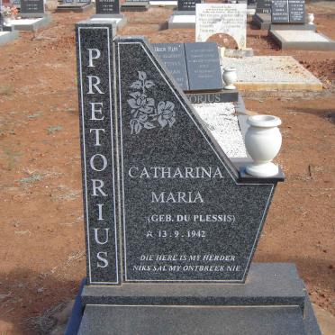 PRETORIUS Catharina Maria nee DU PLESSIS 1942-