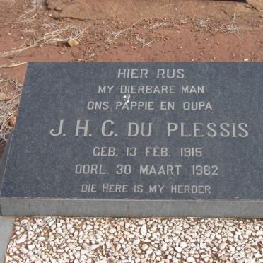 PLESSIS J.H.C., du 1915-1982