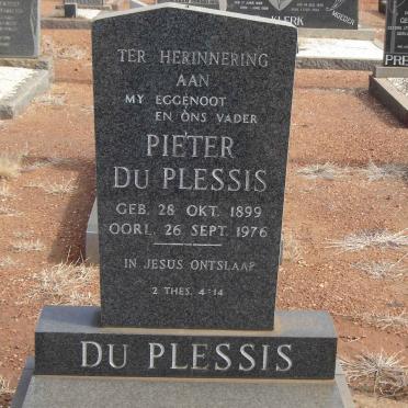 PLESSIS Pieter, du 1899-1976