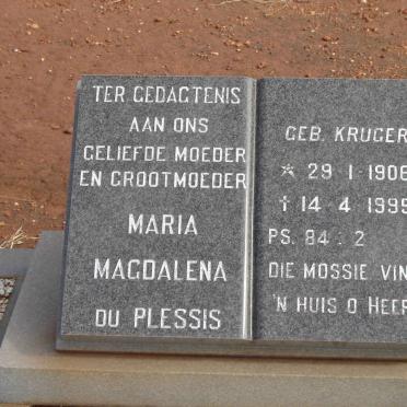 PLESSIS Casper Jan Hendrik, du 1905-1981 &amp; Maria Magdalena KRUGER 1906-1995
