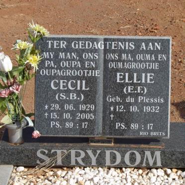 STRYDOM S.B. 1929-2005 &amp; E.T. DU PLESSIS 1932-