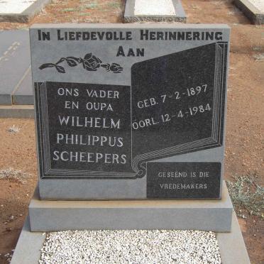 SCHEEPERS Wilhelm Philippus 1897-1984