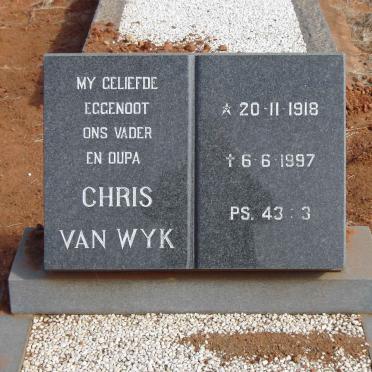 WYK Chris, van 1918-1997