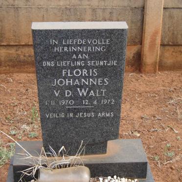 WALT Floris Johannes, v.d. 1970-1972