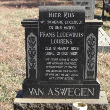 ASWEGEN Frans Lodewikus Lourens, van 1935-1965