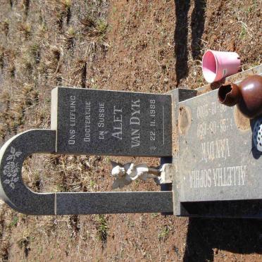 DYK Alletha Sophia, van 1959-2000 :: VAN DYK Alet -1988