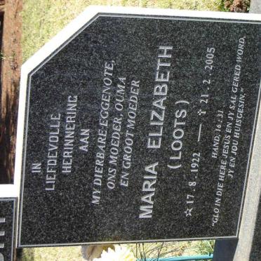 ENGELBRECHT Johannes Cornelius 1919- &amp; Maria Elizabeth LOOTS 1922-2005_2