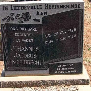 ENGELBRECHT Johannes Jacobus 1925-1970