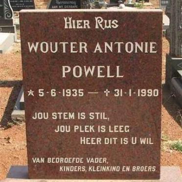 POWELL Wouter  Antoine 1935-1990