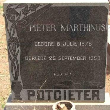 POTGIETER Pieter Marthinus 1876-1953