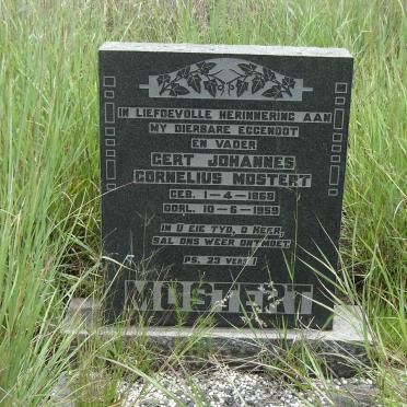 MOSTERT Gert Johannes Cornelius 1868-1959