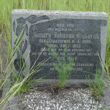 MYBURG Susara Johanna nee CLAASSENS 1889-1955