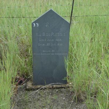 PLESSIS H.J.B., du 1868-1936