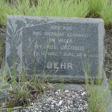 BEHR Petrus Jacobus 1882-1948