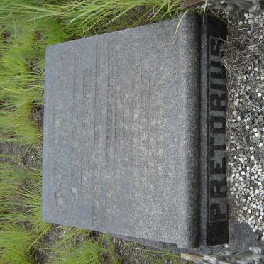 PRETORIUS Gerhardus Petrus ?-1957