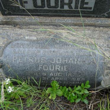 FOURIE Petrus Johannes 1873-1958 &amp; Cornelia Johanna FREISLICH 1878-1945