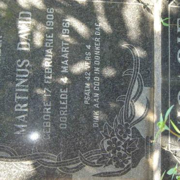 VISAGIE Martinus David 1906-1961