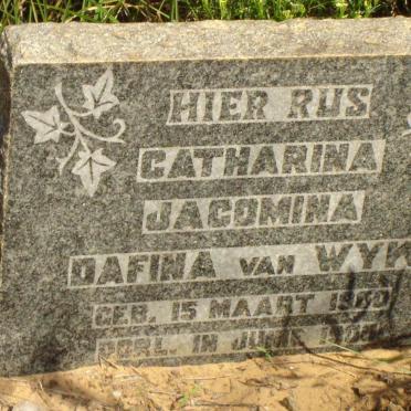 WYK Catharina Jacomina Dafina, van 1900-1900