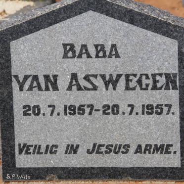 ASWEGEN ?, van 1957-1957