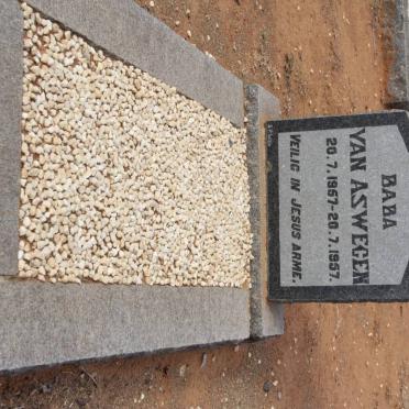 ASWEGEN ?, van 1957-1957