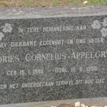 APPELGRYN Andries Cornelius 1888-1955